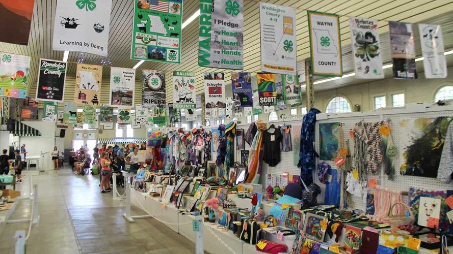 The 4-H building at the Missouri State Fair