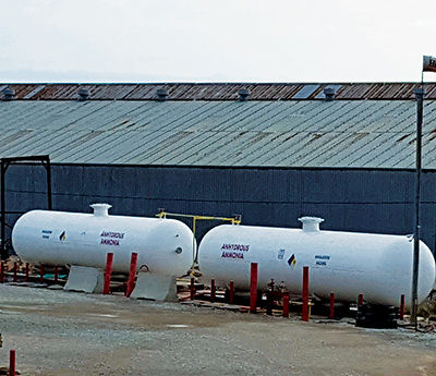 Anhydrous ammonia storage reaches council