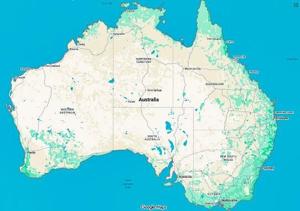 Map of Australia