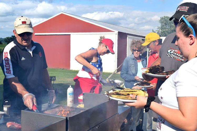 Steak grilling station