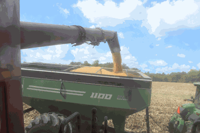 grain wagon corn