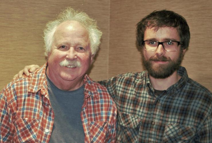 Tom Veek, left, with his son, Jesse Veek