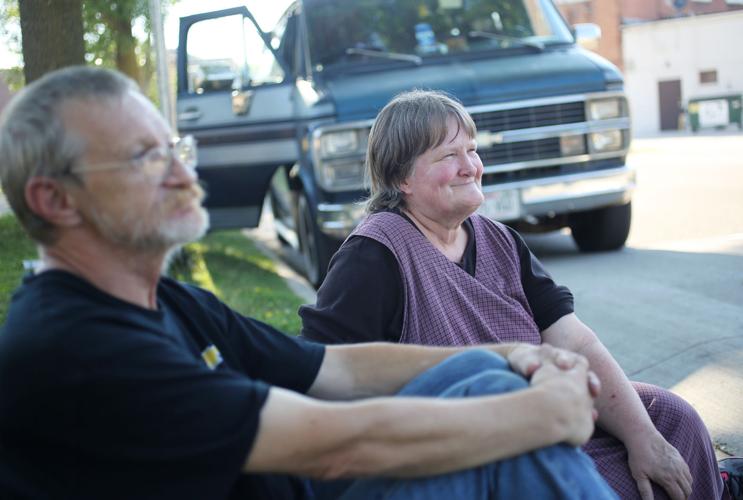 Roy and Cindy Jacobs outside