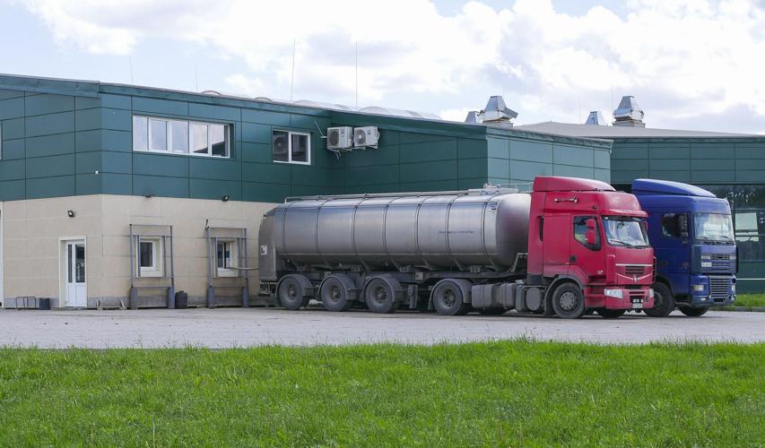 Milk trucks