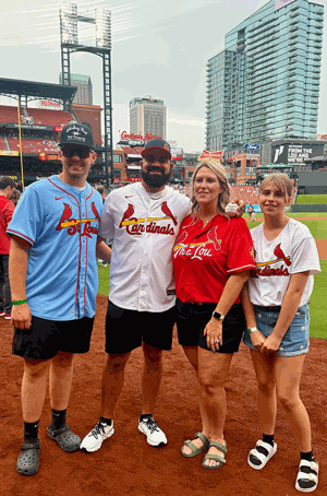 Dustin Coleman and family