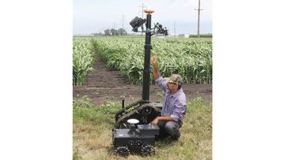 Chowdhary shows how a robot uses sensors and cameras