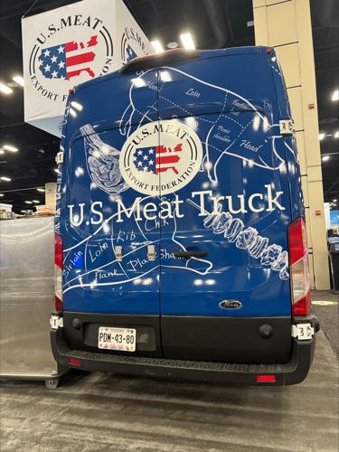 U.S. Meat Export Federation truck
