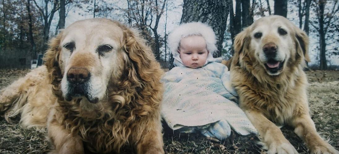 Selina with dogs