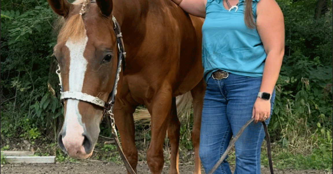 Iowa woman active on horse show circuit