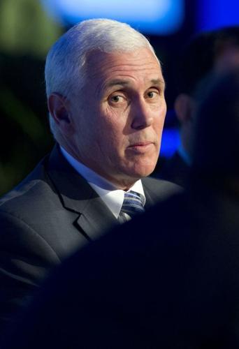 Indiana Gov. Mike Pence, AP photo