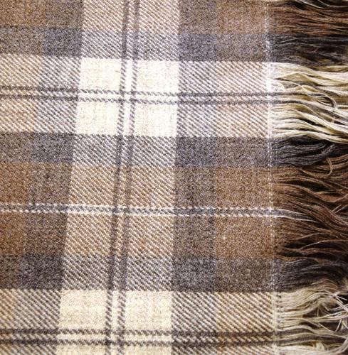 Tartan showing Shetland wool