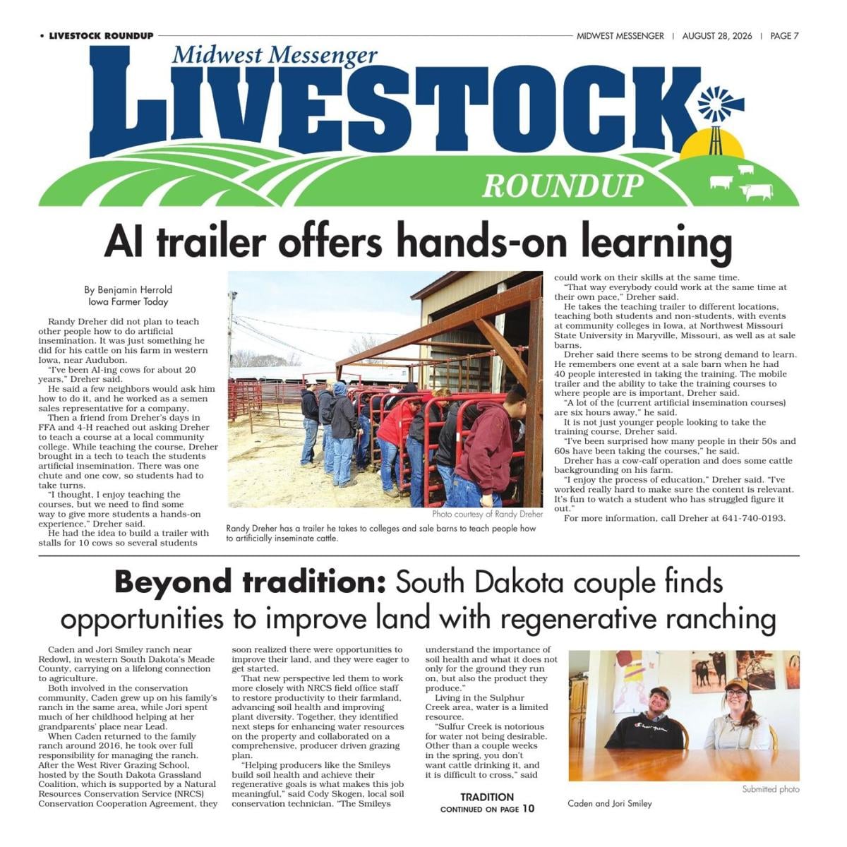 Livestock Roundup 08-28-26