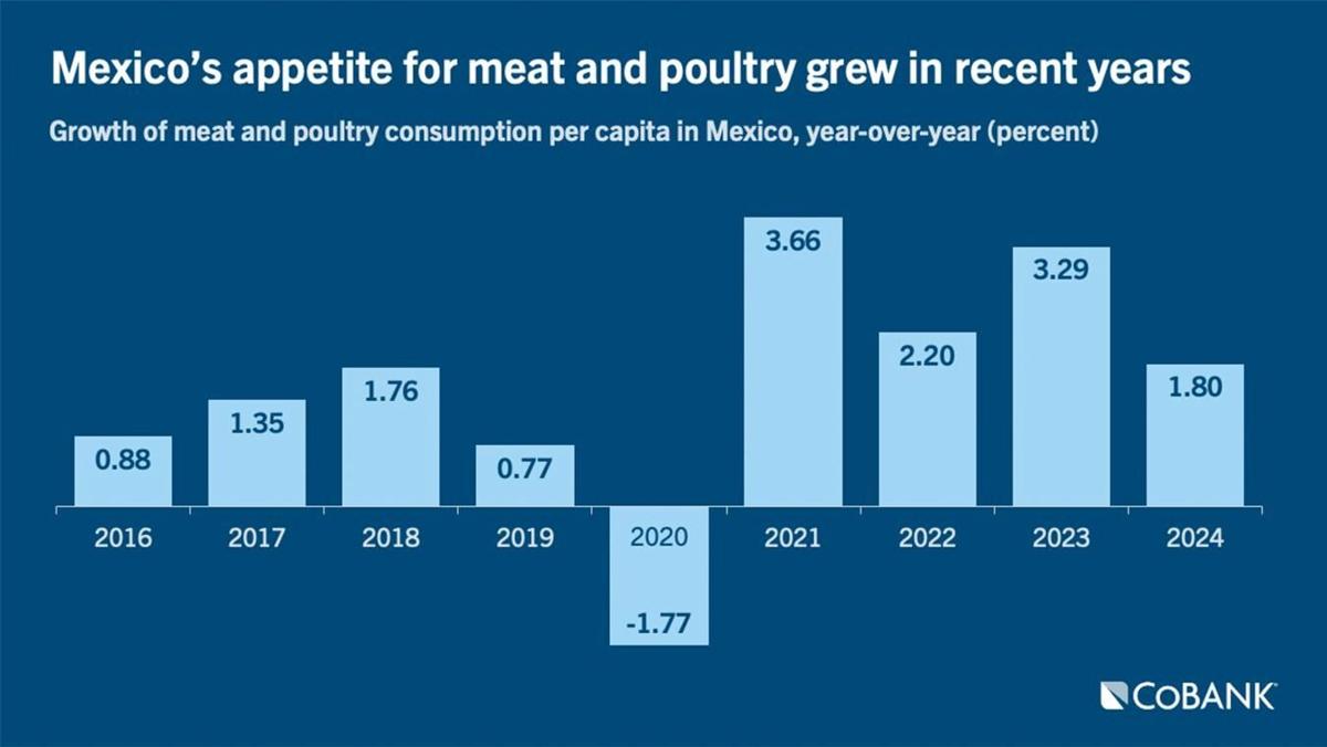 Mexico appetite for meats