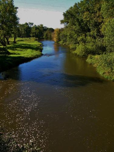 Willow River runs through farm