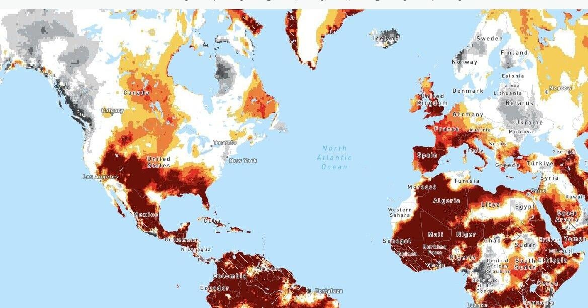 Heat map as of July 28