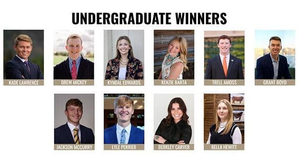Undergraduate winners