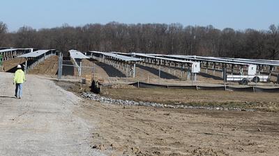 solar farm near West Frankfort, Ill
