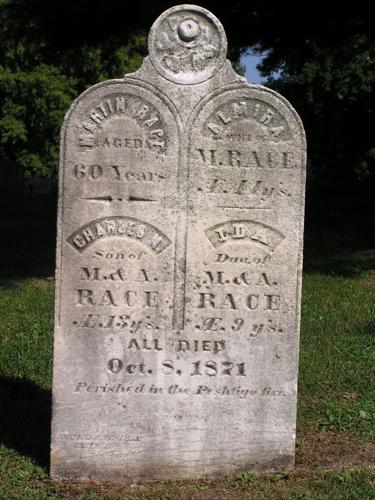 Race grave marker