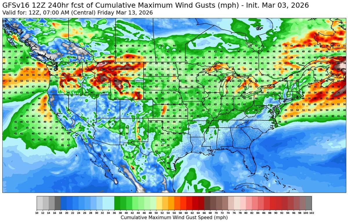 Wind gusts