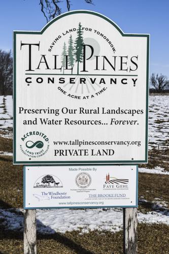 Tall Pines Conservancy sign