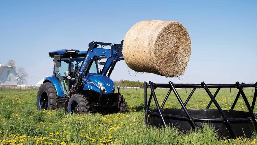 New Holland all-electric utility tractor