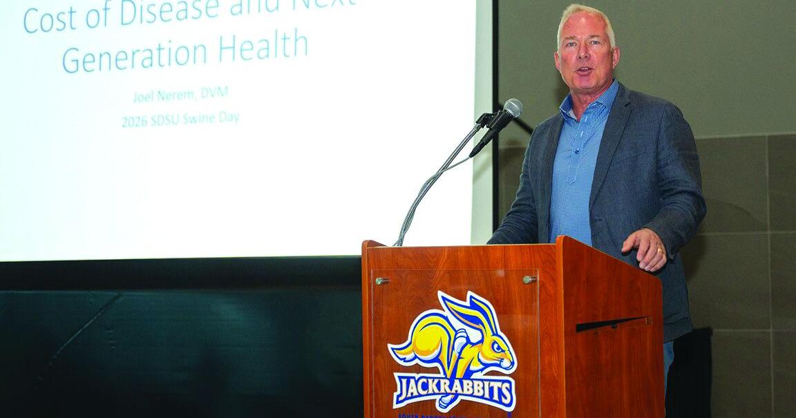 Swine health key to profitability, vet tells Swine Day audience
