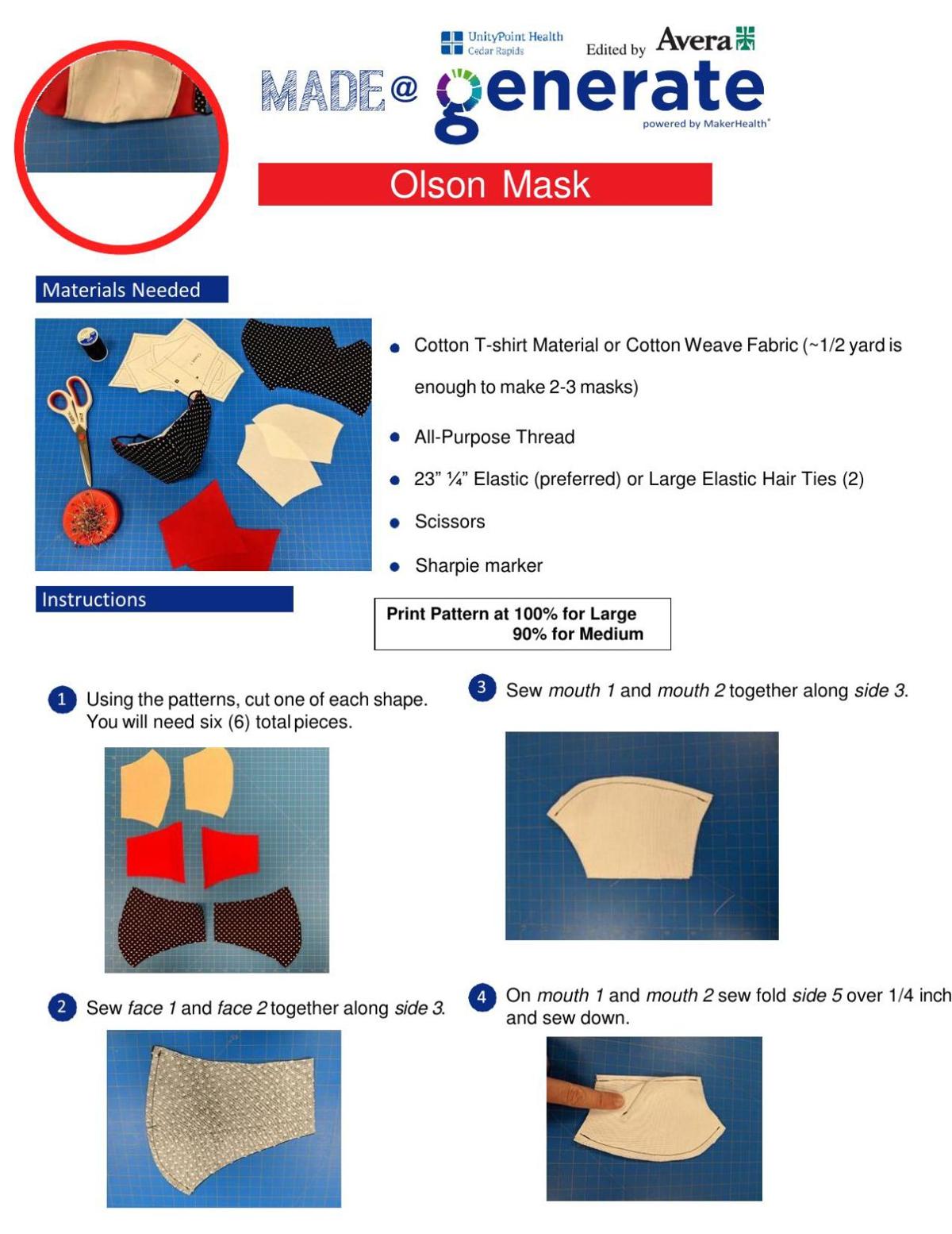 Face Mask instructions