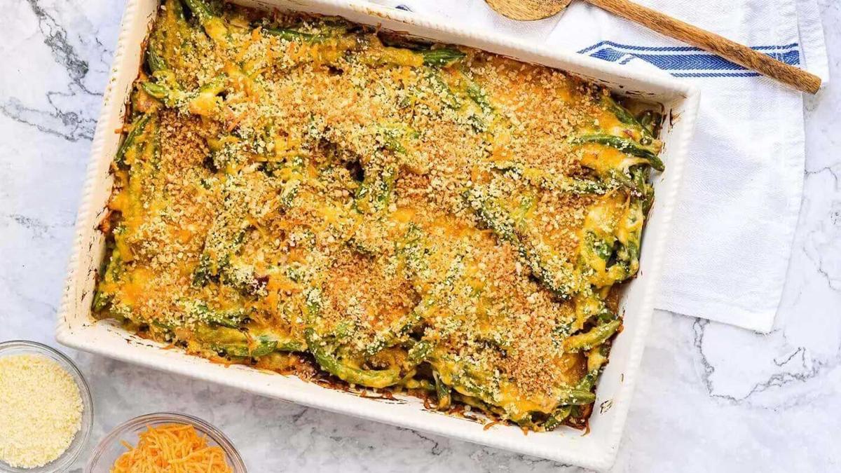 Cheesy Green Bean Casserole