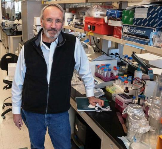 John Killmer in laboratory