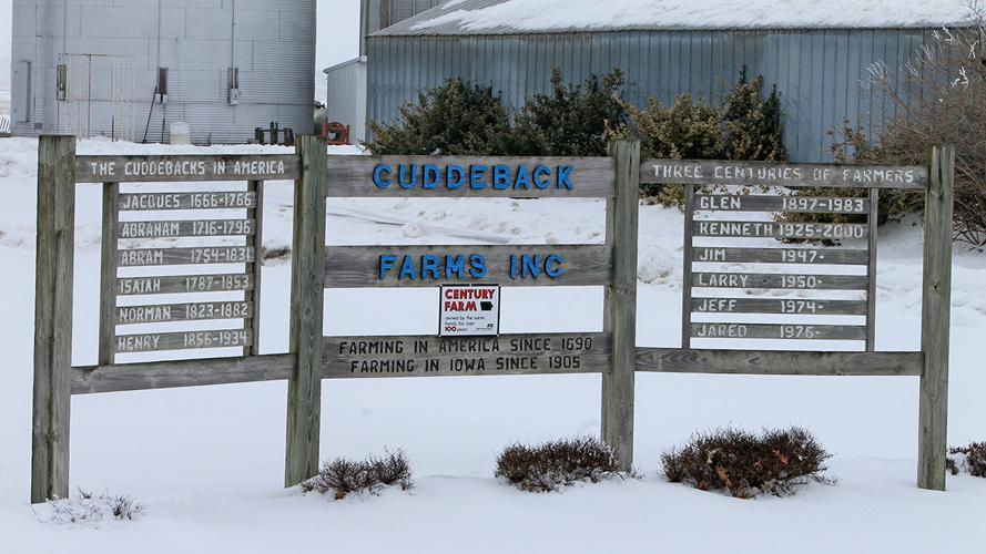 Cuddeback farm sign