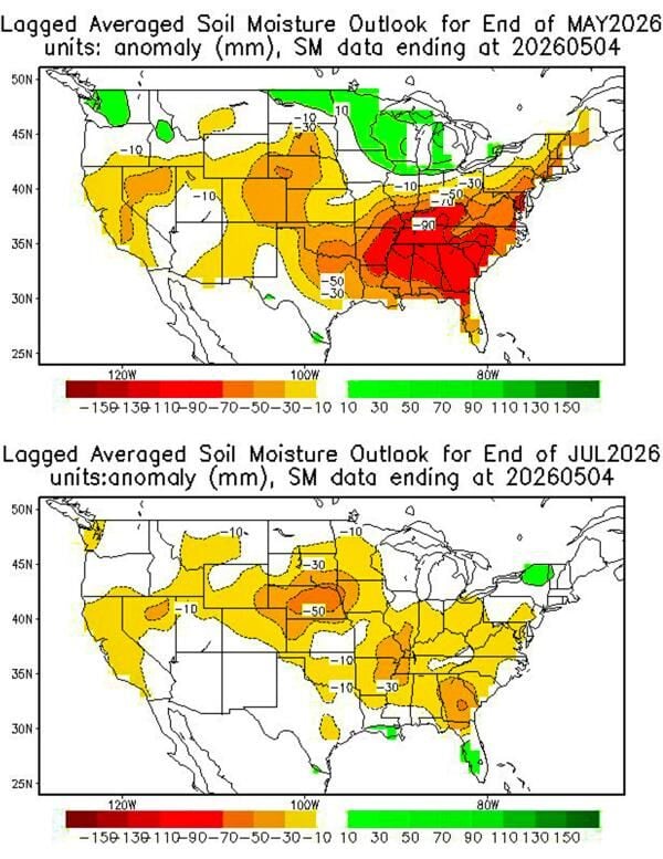 Soil-moisture outlook