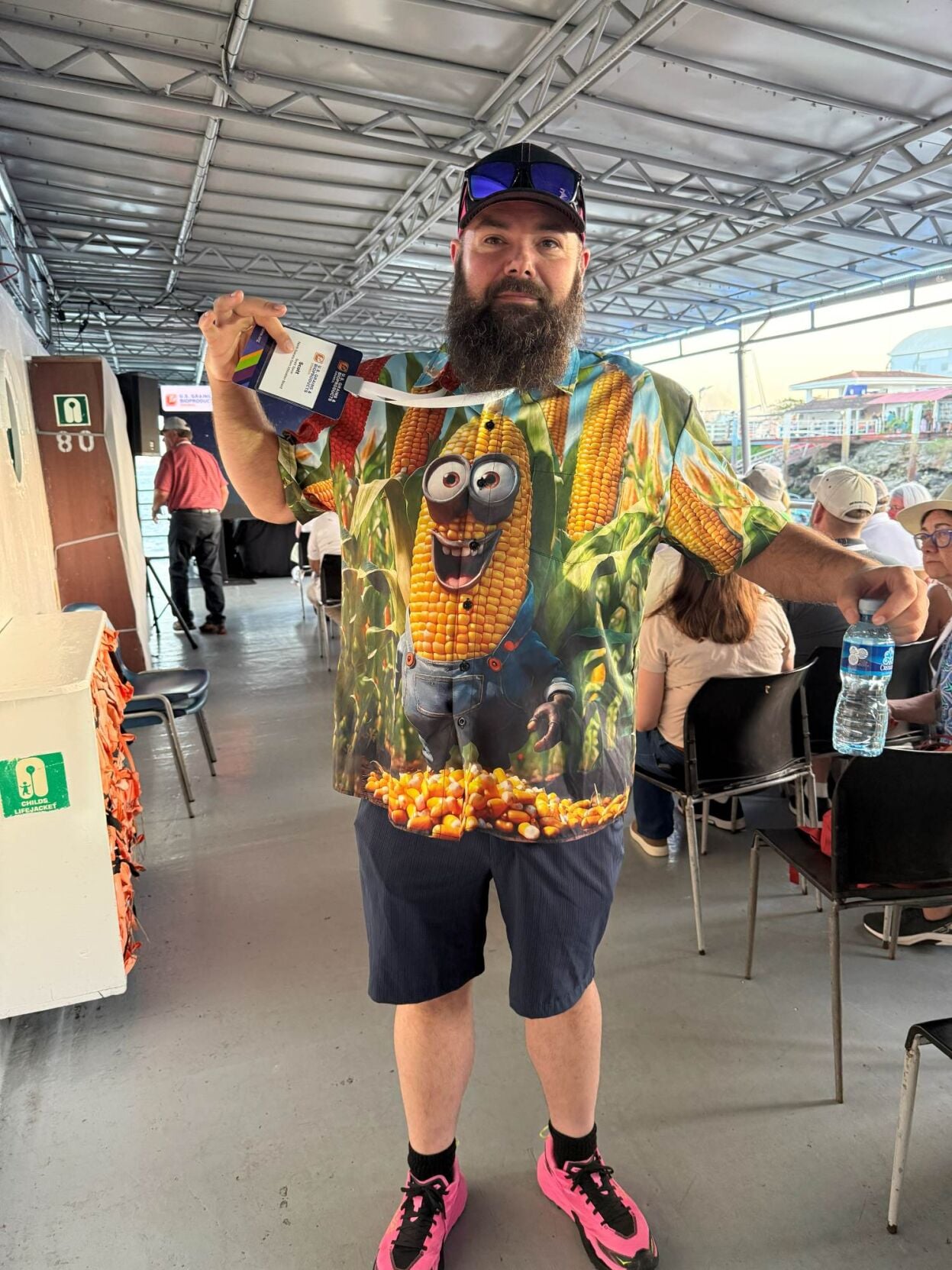 Scott and his corn shirt