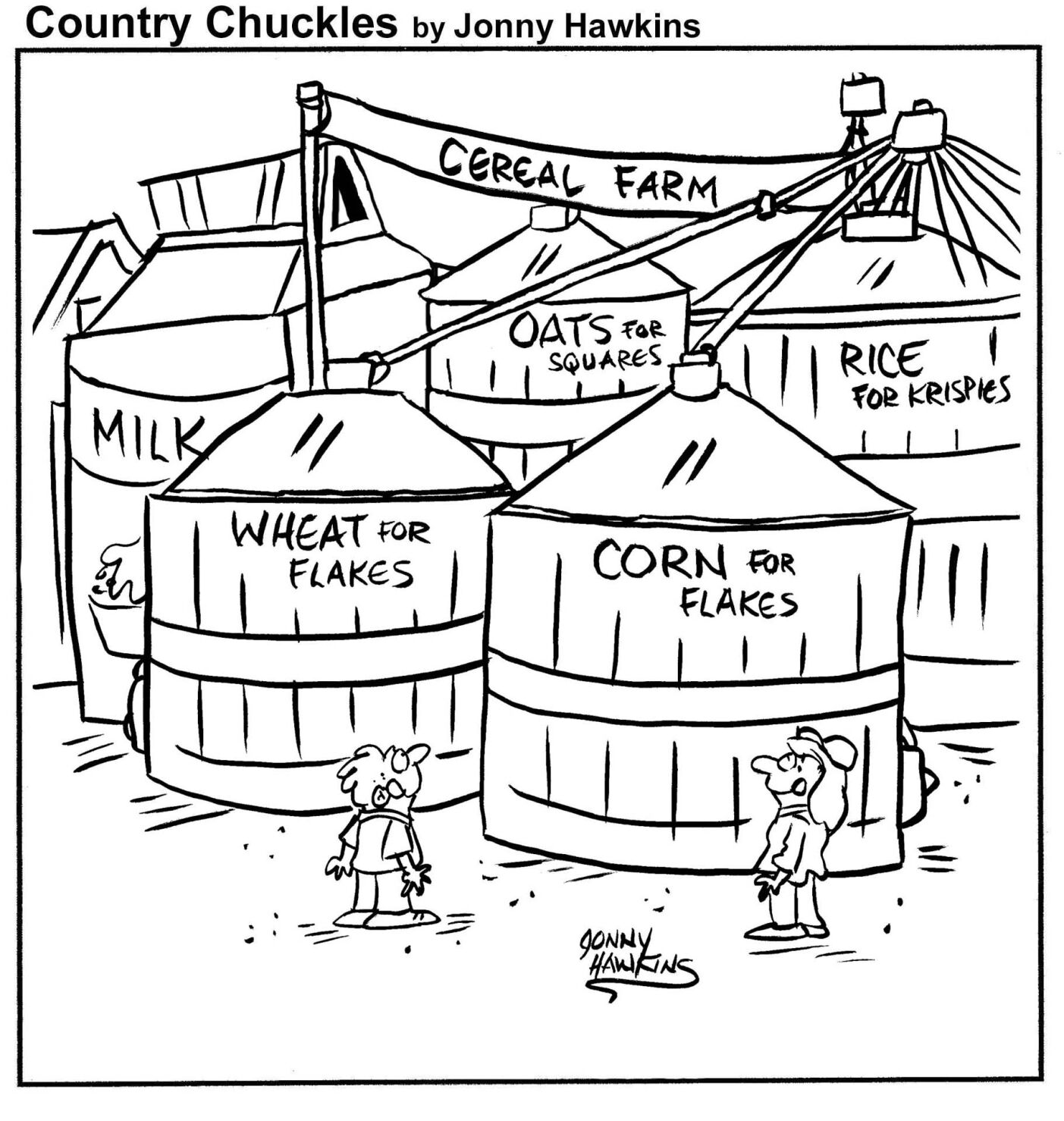 Country Chuckles by Jonny Hawkins