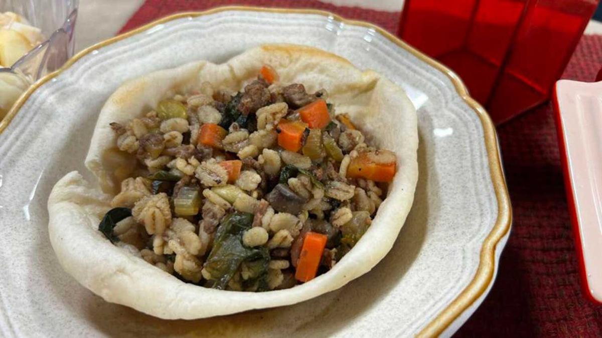 Barley and Italian Sausage Soup