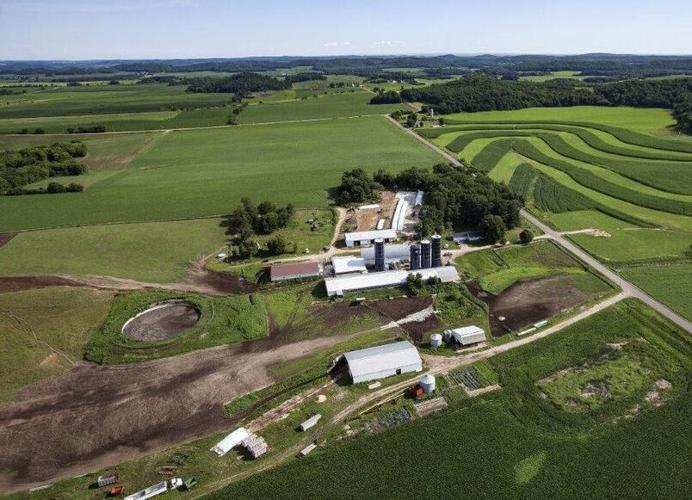 Aerial view of Breezy Haven Farms