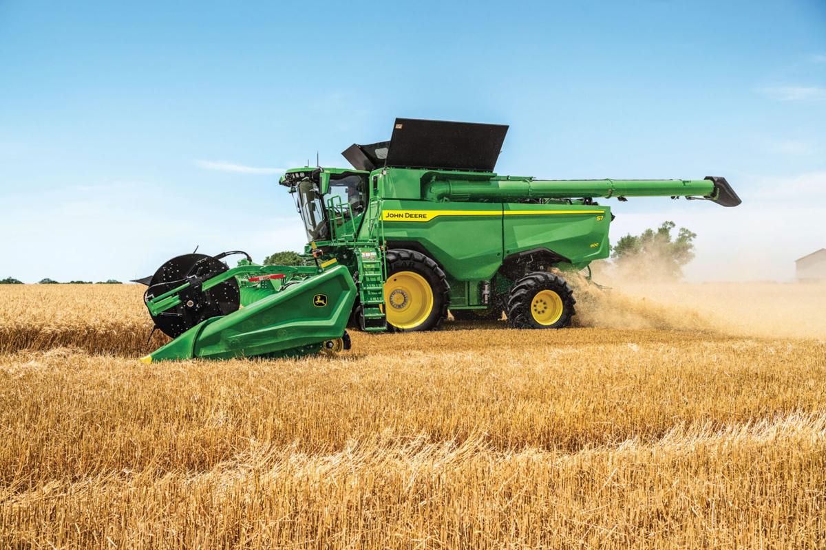 John Deere combine
