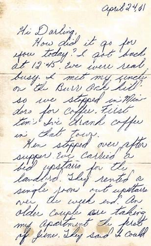 Love letter page 1