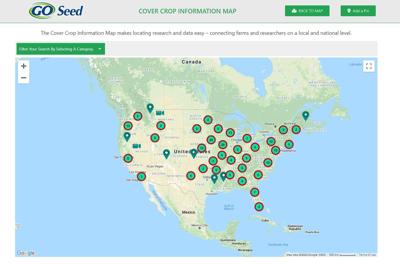 Cover crop info map