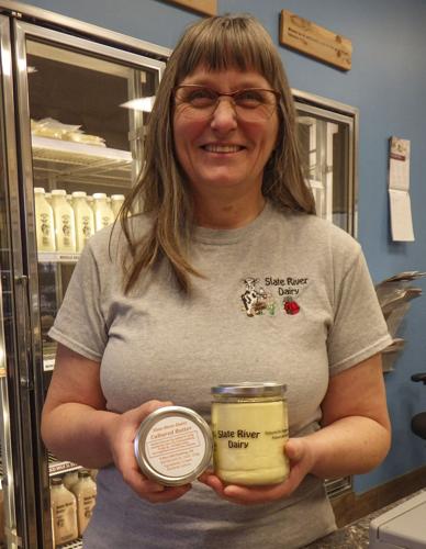 Wilma Mol with butter