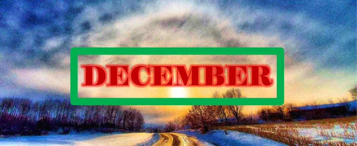 December calendar image