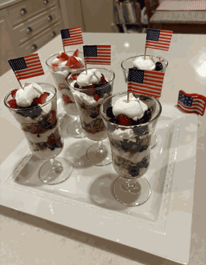 Old Glory Berry Parfait