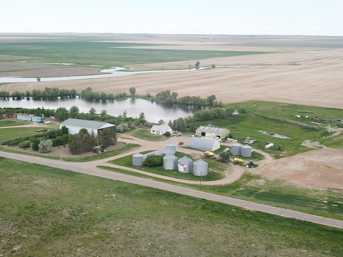 Johnson farm starts winter wheat harvest