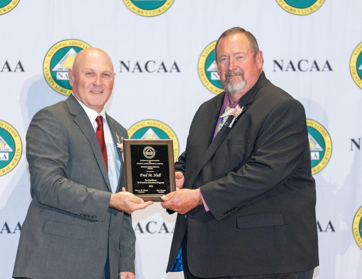 ISU’s Fred Hall recognized for distinguished service as county agent