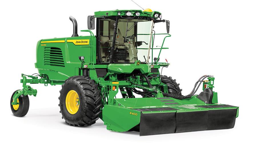 John Deere windrowers