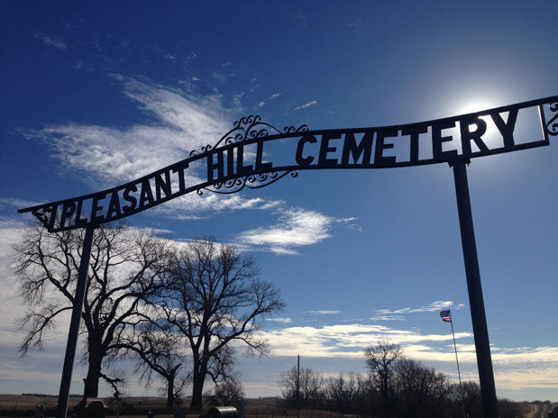 Pleasant Hill Cemetery sign