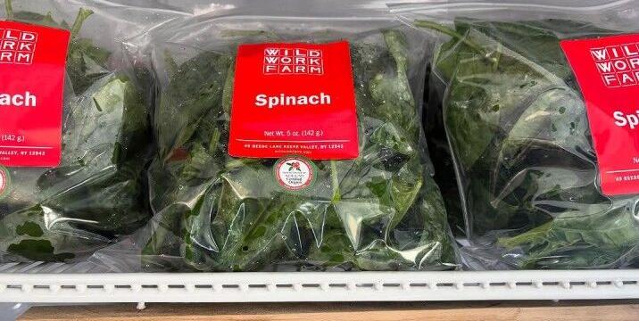 Wild Work Farm spinach