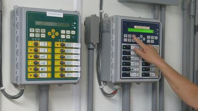 Finisher room control panel