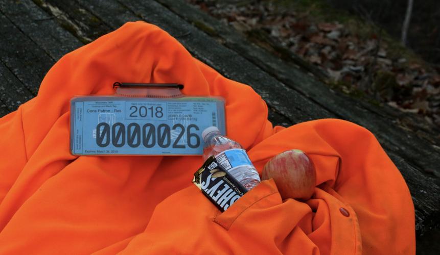 Backtag for deer hunt