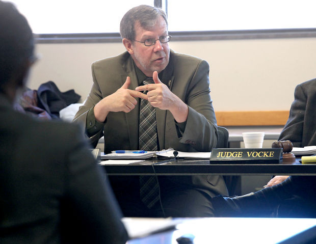 GAB director and general counsel Kevin Kennedy talks to board members