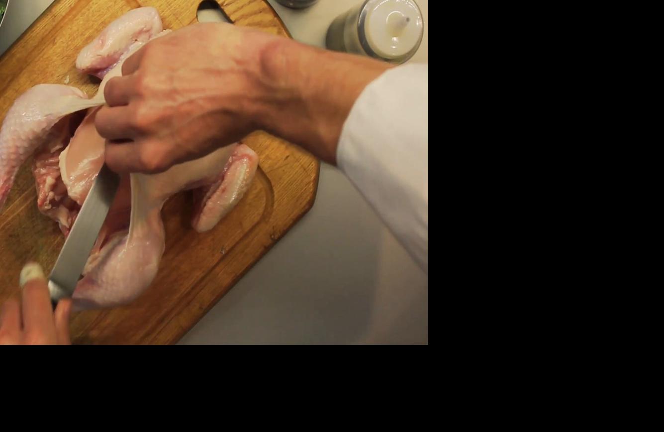 Chicken prepared raw